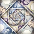 Japanese Yen Background Royalty Free Stock Photo