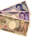 Japanese Yen banknotes Royalty Free Stock Photo