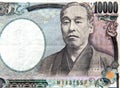 10000 Japanese yen bill Royalty Free Stock Photo