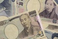 Japanese yen money 10 Royalty Free Stock Photo