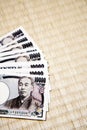 Japanese yen notes Royalty Free Stock Photo