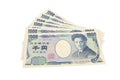 Japanese yen notes Royalty Free Stock Photo