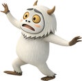 Japanese yokai character, blending folklore and captivating cartoon design.