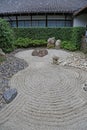 Japanese Zen garden Royalty Free Stock Photo