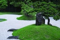 Japanese Zen Garden Taipei Taiwan Royalty Free Stock Photo