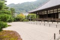 Japanese Zen Garden, Tenryuji Temple Royalty Free Stock Photo