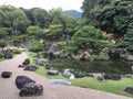 Japanese zen rock garden at Daigo-ji temple, Kyoto