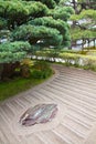 Karesansui zen stone garden Royalty Free Stock Photo