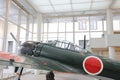 Japanese Zero at Yushukan, military and war museum Royalty Free Stock Photo