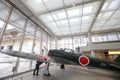 Japanese Zero at Yushukan, military and war museum Royalty Free Stock Photo
