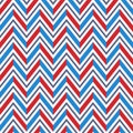 Japanese Zigzag Chevron Line Vector Seamless Pattern