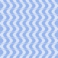 Japanese Zigzag Curl Wave Vector Seamless Pattern