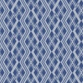 Japanese Zigzag Diamond Vector Seamless Pattern