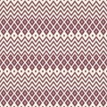 Japanese Zigzag Diamond Vector Seamless Pattern