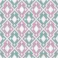 Japanese Zigzag Diamond Vector Seamless Pattern