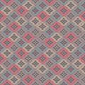 Japanese Zigzag Diamond Vector Seamless Pattern