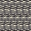 Japanese Zigzag Line Plaid Vector Seamless Pattern