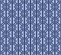 Japanese Zigzag Stripe Vector Seamless Pattern