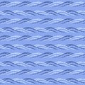 Japanese Zigzag Tidal Wave Vector Seamless Pattern