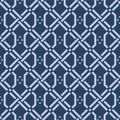 Japanese Zigzag Weave Diamond Vector Seamless Pattern