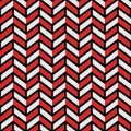 Japanese Zigzag Weave Vector Seamless Pattern