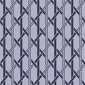 Japanese Zigzag Weave Vector Seamless Pattern