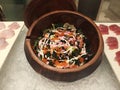 Japanesse salad with tobiko jakarta Royalty Free Stock Photo