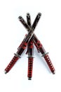 Japannese Tanto swords set Royalty Free Stock Photo