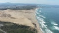 Tottori Sakyu Aerial View of desert on Sea of Japan