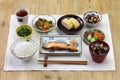 Japanse traditional breakfast Royalty Free Stock Photo