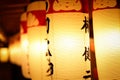 Japanese paper lanterns Royalty Free Stock Photo