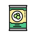 jar beans color icon vector illustration