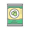 jar beans color icon vector illustration