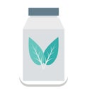 Jar, Bio, Ecology Color Isolated Vector Icon