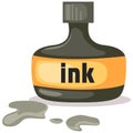 Jar of black ink