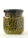 Jar Of Capers Royalty Free Stock Photo