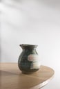 Jar ceramics Japanese style Royalty Free Stock Photo