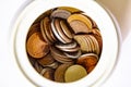 Jar of Coins Royalty Free Stock Photo
