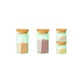 Jar with cooking spices vector illustration. Royalty Free Stock Photo