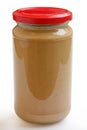 Jar of crunchy peanut butter