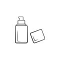 Jar of foam icon. Element of woman makeup icon for mobile concept and web apps. Detailed Jar of foam icon can be used for web and