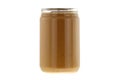 A Jar full of of creamy crunchy peanut butter