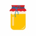 Jar of honey illustration