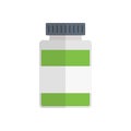 Jar   vector color flat icon Royalty Free Stock Photo