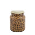 Jar of Kapucijners Royalty Free Stock Photo