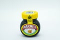 Jar of Marmite Branded Yeast Extract in Recyclable Glass Jar and Plastic Cap