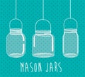 Jar mason fashion glass