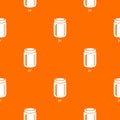 Jar pattern vector orange Royalty Free Stock Photo
