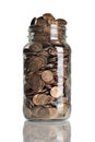 Jar of pennies