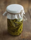 Jar of Pickled Gherkins